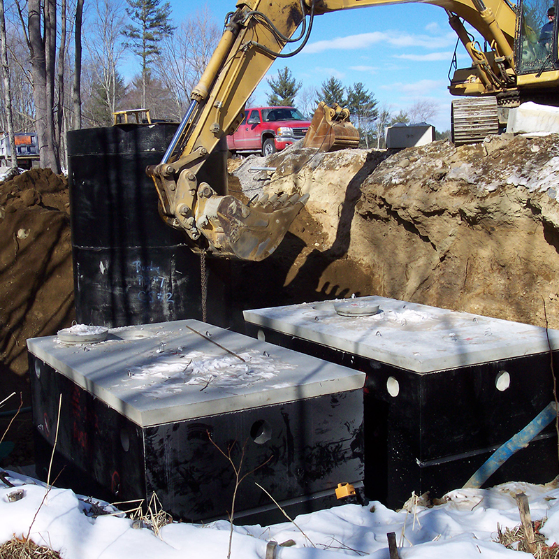 Pump Chamber and Septic Installation